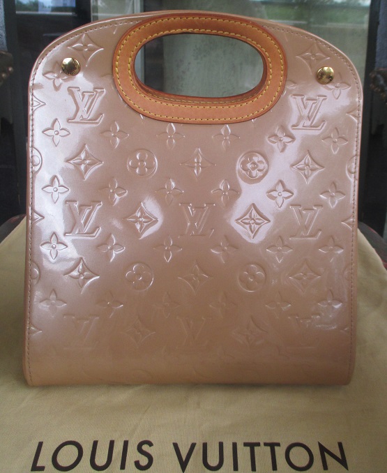 xxM1162M Auth Louis VuittonVernis Noisette Marple Drive handbagx
